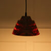 The Amber Glow Wooden Pendant Light | Handcrafted PineWood Hanging Light for Warm Modern Interiors