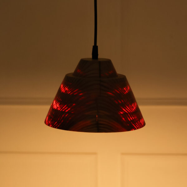 The Amber Glow Wooden Pendant Light | Handcrafted PineWood Hanging Light for Warm Modern Interiors
