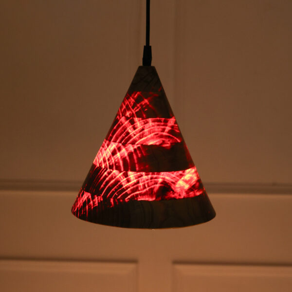 0A0A9437 Whisper of Dusk Wooden Lamp | Handcrafted Luxury Hanging Light