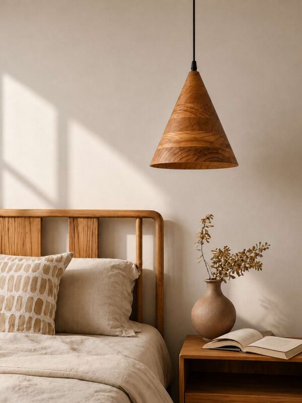 Whisper of Dusk Wooden Lamp