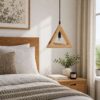 The Eon Prism Hanging Light The Eon Prism Hanging Light | Triangle Wooden Pendant Light