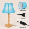 Modern wooden table lamp for living room décor