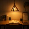 Pine wood hanging light for living room and Study corner Pine wood hanging light for living room and Study corner