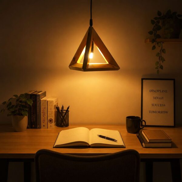 Pine wood hanging light for living room and Study corner Pine wood hanging light for living room and Study corner