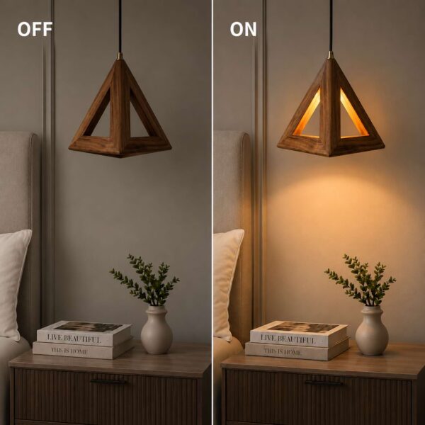 Premium wooden pendant light for luxury interiors