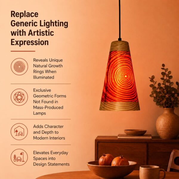 Modern Handcrafted Hanging Lamp for Home Décor