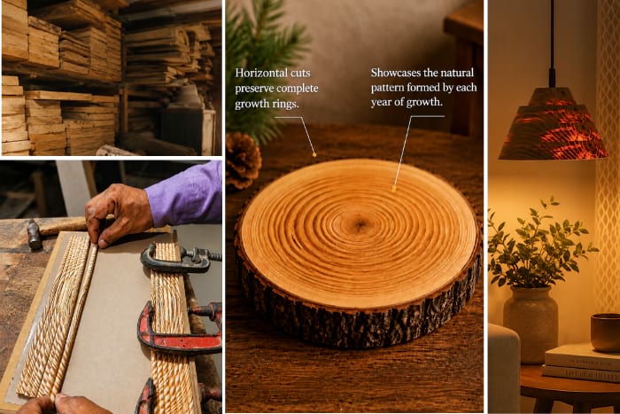 The Pine Art — light through living wood